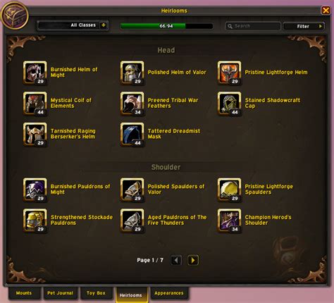 Cata Items .